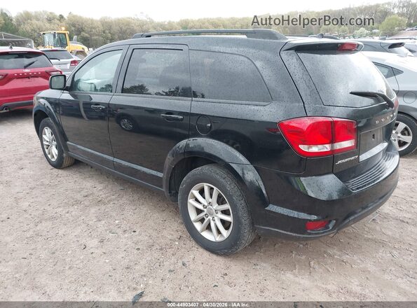 3C4PDCBG8GT228646 2016 DODGE JOURNEY Черный Задняя левая четверть
