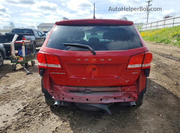3C4PDCBG8HT653575 2017 DODGE JOURNEY Red Вид ззаду