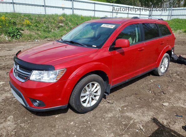 3C4PDCBG8HT653575 2017 DODGE JOURNEY Red Передня ліва чверть
