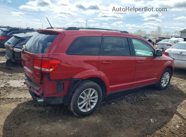 3C4PDCBG8HT653575 2017 DODGE JOURNEY Red Задня права чверть