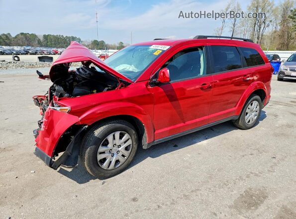 3C4PDCBG8KT848695 2019 DODGE JOURNEY Red Vista tres cuartos delantera izquierda