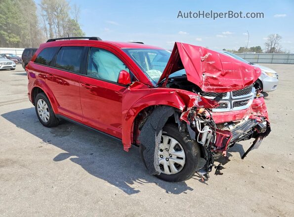 3C4PDCBG8KT848695 2019 DODGE JOURNEY Red Delantero derecho