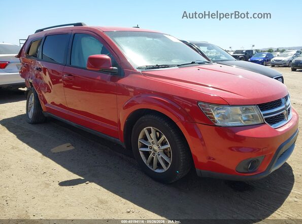 3C4PDCBG9GT141466 2016 DODGE JOURNEY Красный Передняя правая четверть