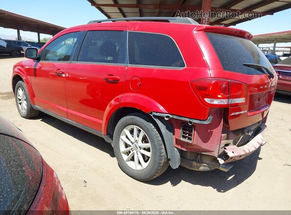 3C4PDCBG9GT141466 2016 DODGE JOURNEY Красный Задняя левая четверть