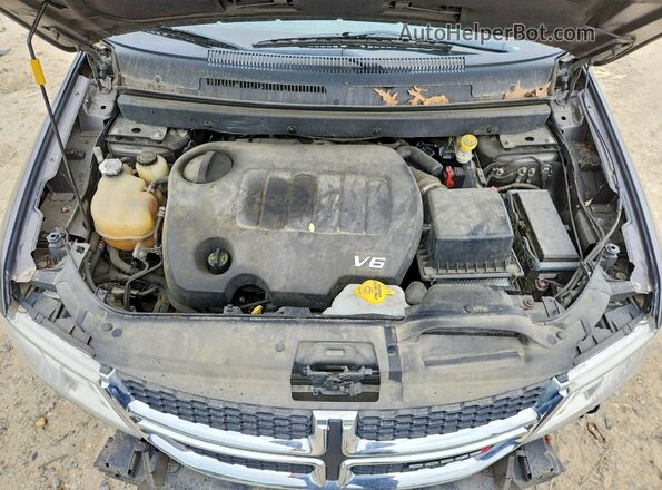 3C4PDCBGXHT591340 2017 DODGE JOURNEY Gray Vista del compartimento del motor
