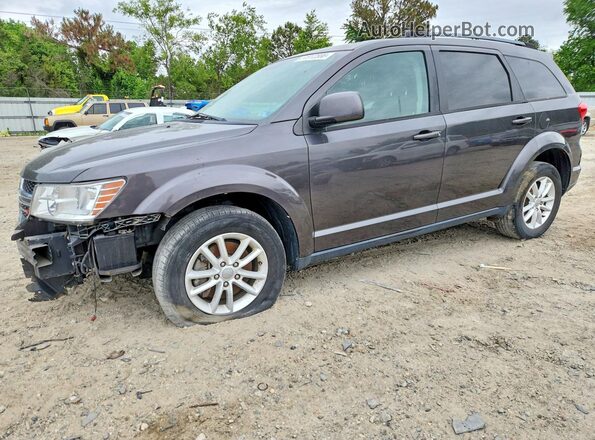 3C4PDCBGXHT591340 2017 DODGE JOURNEY Gray Vista tres cuartos delantera izquierda