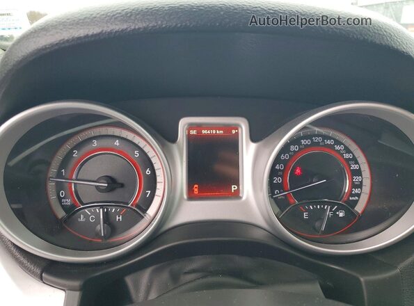 3C4PDCCG4KT797789 2019 DODGE JOURNEY Blue Вид щитка приладів
