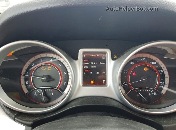 3C4PDCEG3GT172501 2016 DODGE JOURNEY Silver Widok zestawu wskaźników