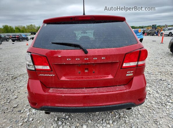 3C4PDCEG7JT380288 2018 DODGE JOURNEY Red Widok z tyłu
