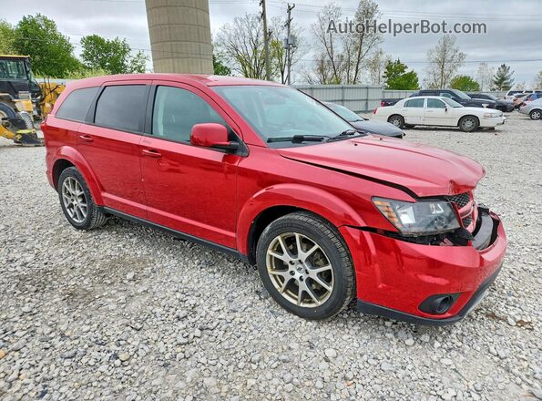 3C4PDCEG7JT380288 2018 DODGE JOURNEY Red Przód prawy