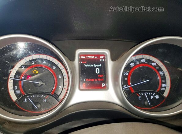 3C4PDCEG7KT694086 2019 DODGE JOURNEY White Вид щитка приладів