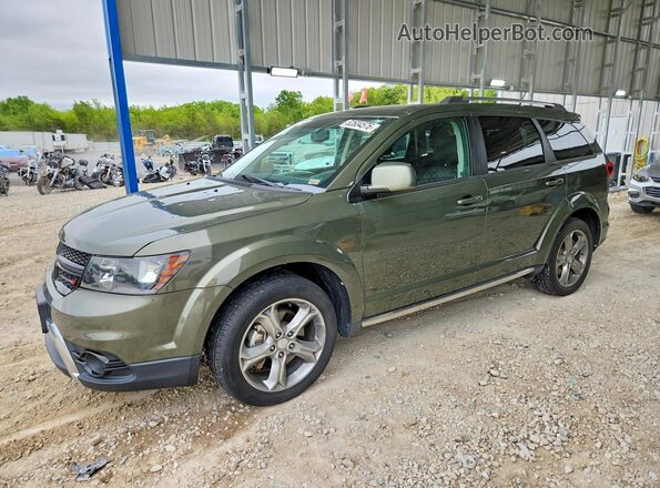 3C4PDCGB4HT648368 2017 DODGE JOURNEY Зеленый Передняя левая четверть