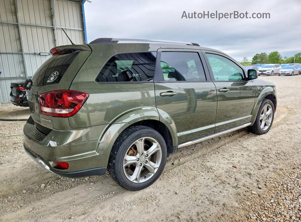 3C4PDCGB4HT648368 2017 DODGE JOURNEY Зеленый Задняя правая четверть