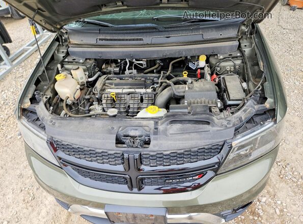 3C4PDCGB4HT648368 2017 DODGE JOURNEY Зеленый Вид подкапотного пространства