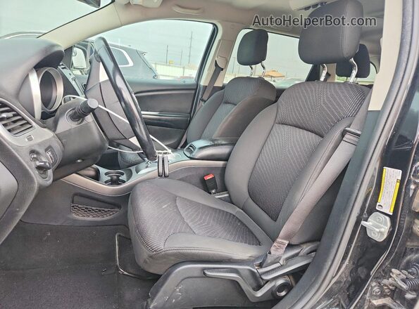 3C4PDCGB6HT676530 2017 DODGE JOURNEY Черный Вид салона спереди