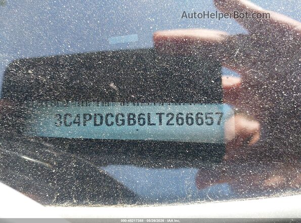 3C4PDCGB6LT266657 2020 DODGE JOURNEY Серебряный Вид подкапотного пространства