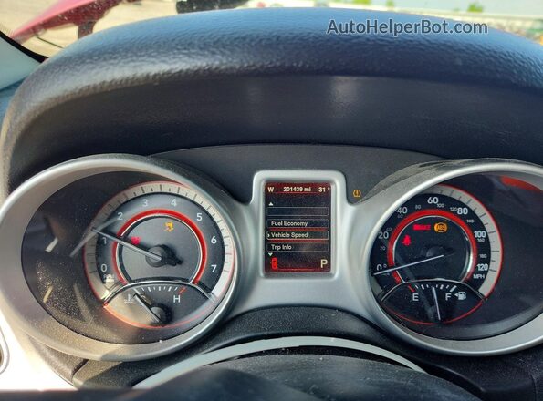 3C4PDCGB8GT178814 2016 DODGE JOURNEY Красный Вид щитка приборов