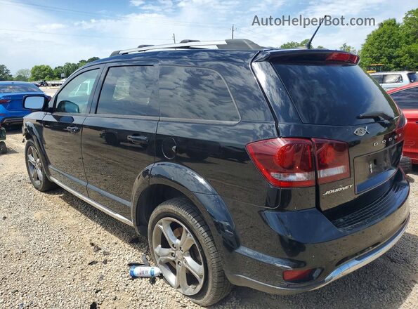 3C4PDCGBXHT582652 2017 DODGE JOURNEY Black Trasero izquierdo