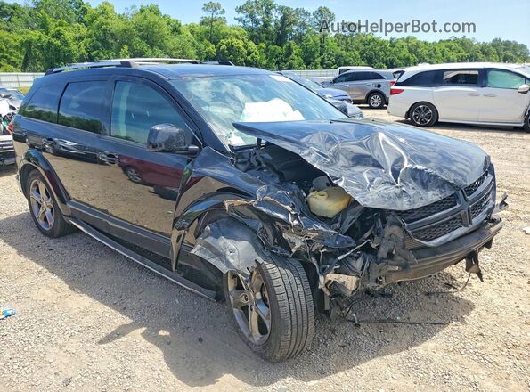 3C4PDCGBXHT582652 2017 DODGE JOURNEY Black Delantero derecho