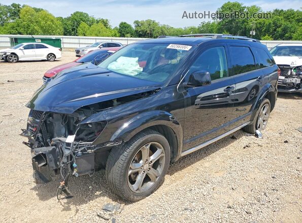 3C4PDCGBXHT582652 2017 DODGE JOURNEY Black Vista tres cuartos delantera izquierda