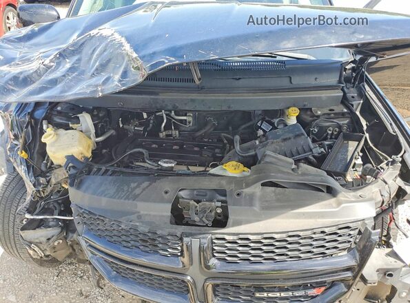 3C4PDCGBXHT582652 2017 DODGE JOURNEY Black Vista del compartimento del motor