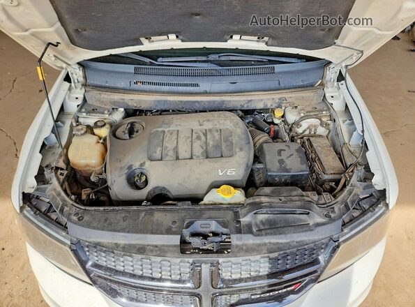 3C4PDCGG0GT195215 2016 DODGE JOURNEY White Engine compartment view