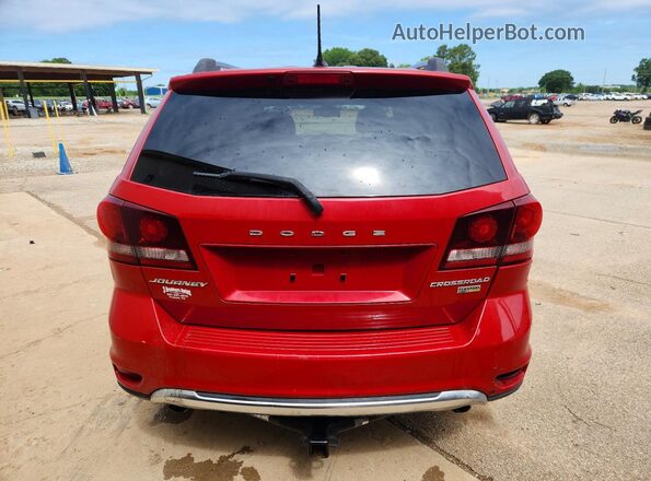 3C4PDCGG0HT571767 2017 DODGE JOURNEY Red Rear view