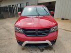 2017 Dodge Journey Crossroad Red vin: 3C4PDCGG0HT571767 Damage: Front Bumper, Heavy Scratch, 1/2 To 1 Inch