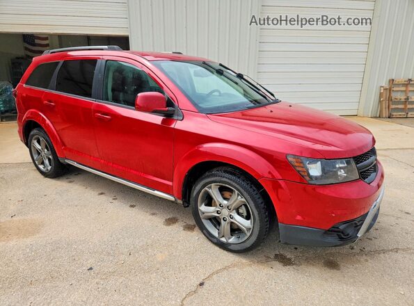 3C4PDCGG0HT571767 2017 DODGE JOURNEY Red Front right