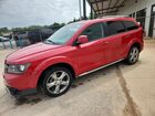 2017 Dodge Journey Crossroad Red vin: 3C4PDCGG0HT571767 Damage: Left Front Fender, Dent(S) W/No Paint Dmg, 1/2 To 1 Inch
