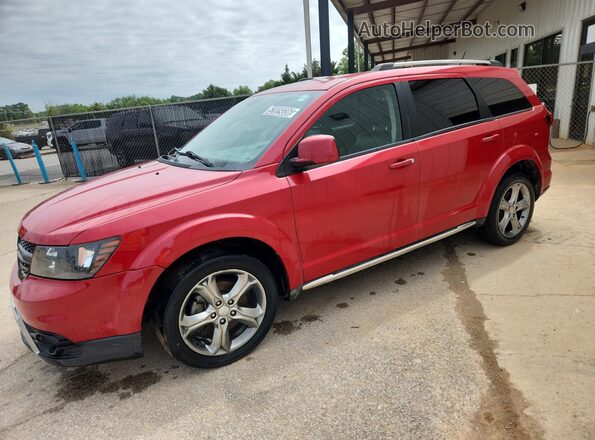 3C4PDCGG0HT571767 2017 DODGE JOURNEY Red 360 interior view