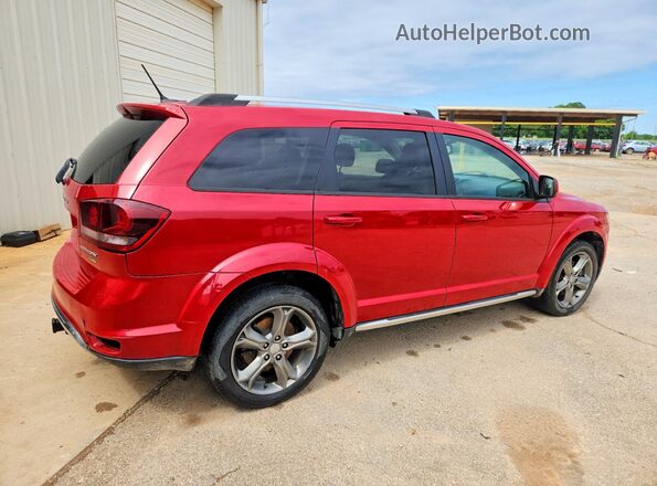 3C4PDCGG0HT571767 2017 DODGE JOURNEY Red Rear right