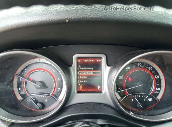 3C4PDCGG1HT617607 2017 DODGE JOURNEY Серый Вид щитка приборов