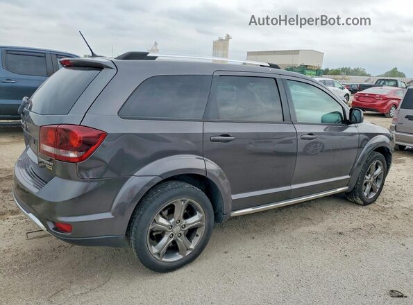 3C4PDCGG1HT617607 2017 DODGE JOURNEY Серый Задняя правая четверть