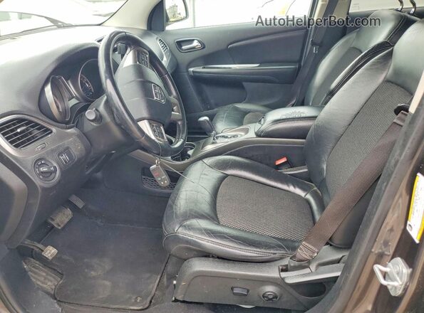 3C4PDCGG1HT617607 2017 DODGE JOURNEY Серый Вид салона спереди