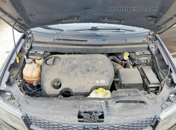 3C4PDCGG1HT617607 2017 DODGE JOURNEY Серый Вид задней части салона