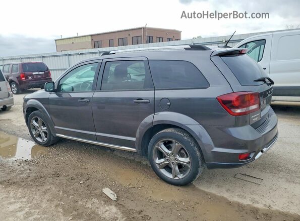 3C4PDCGG1HT617607 2017 DODGE JOURNEY Серый Задняя левая четверть