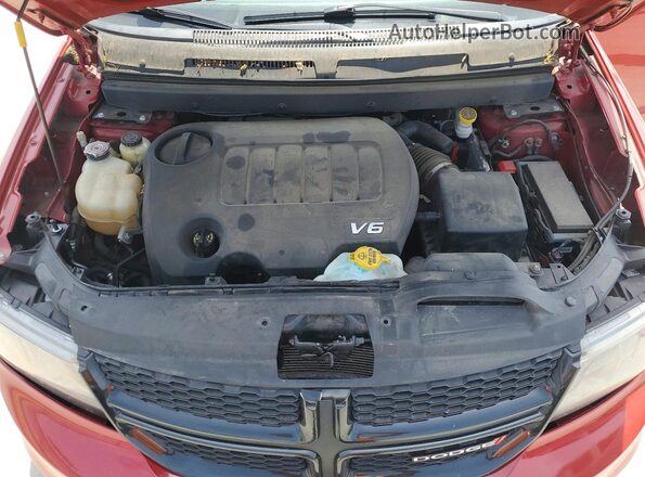 3C4PDCGG2JT503637 2018 DODGE JOURNEY Red Vista del compartimento del motor
