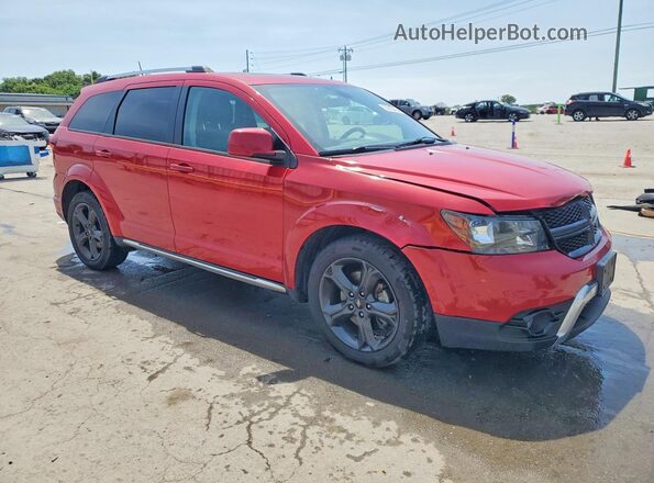 3C4PDCGG2JT503637 2018 DODGE JOURNEY Red Delantero derecho