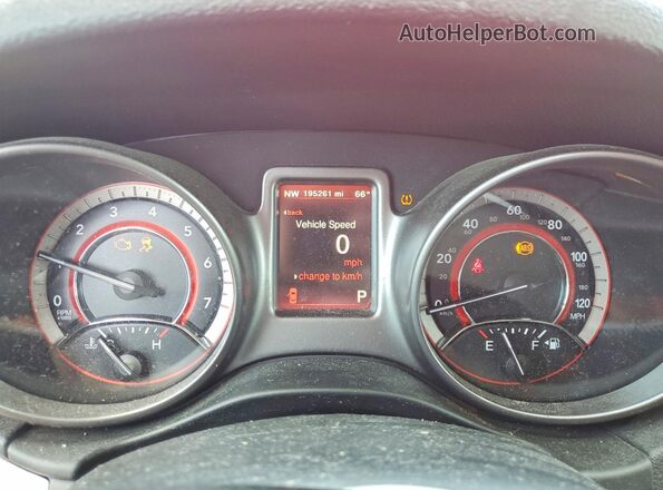 3C4PDCGG2JT503637 2018 DODGE JOURNEY Red Vista del cuadro de instrumentos