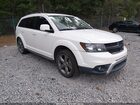 2017 Dodge Journey Crossroad Plus White vin: 3C4PDCGG5HT576253
