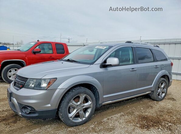 3C4PDCGG5HT625449 2017 DODGE JOURNEY Серебряный Передняя левая четверть