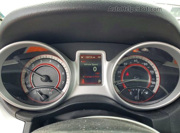 3C4PDCGG5HT625449 2017 DODGE JOURNEY Серебряный Вид щитка приборов