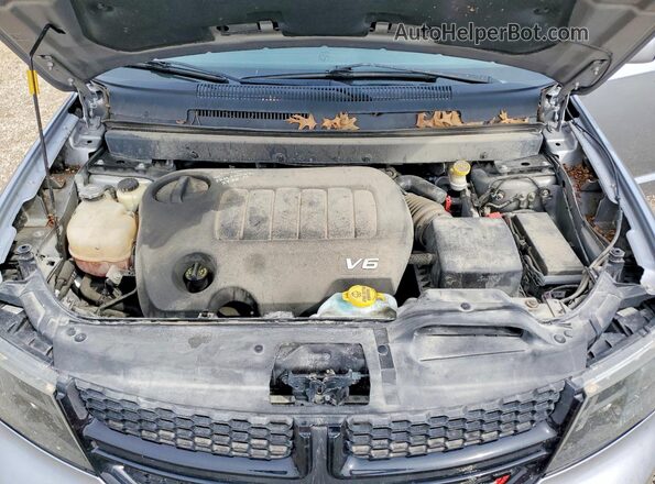 3C4PDCGG5HT625449 2017 DODGE JOURNEY Серебряный Вид подкапотного пространства