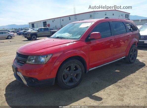 3C4PDCGG6JT475809 2018 DODGE JOURNEY Red Front left