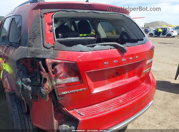 3C4PDCGG6JT475809 2018 DODGE JOURNEY Red Instrument cluster view