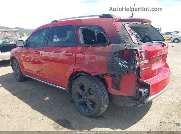 3C4PDCGG6JT475809 2018 DODGE JOURNEY Red Rear left