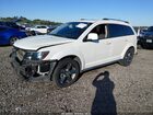 2016 Dodge Journey Crossroad White vin: 3C4PDCGGXGT181760