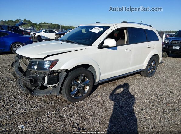 3C4PDCGGXGT181760 2016 DODGE JOURNEY White წინა მარცხენა ხედი სამი მეოთხედიდან