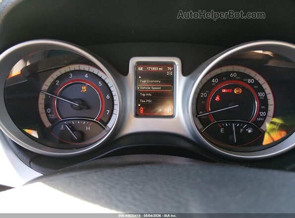3C4PDCGGXGT181760 2016 DODGE JOURNEY White უკანა სავარძლების ხედი